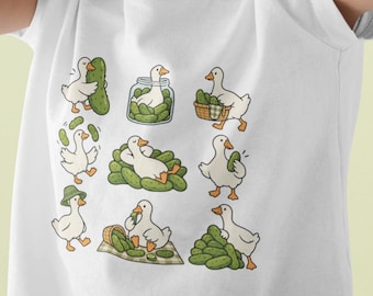Funny Pickle Goose Sweater, Pickle Silly Goose Tshirt, Animal Goose Baby Bodysuit, Pickle Lovers Gift