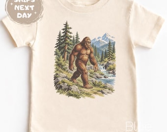 Big Foot Shirt, Retro Nature Shirt, 90s Outfit, Boho Baby Bodysuit, Forest Sweatshirt
