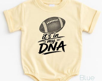 It's in my DNA Football Baby Romper, Football Bodysuit for Baby, Football Fan Outfit