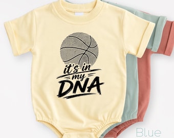 It's in my DNA Basketball Baby Romper, Basketball Bodysuit for Baby, Basketball Fan Outfit