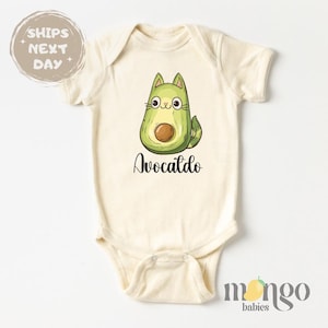 Cute Avocatdo Baby Bodysuit Funny Avocado Baby Clothes Avocado Tshirt Toddler Sweater Cute Gift Baby Shower Gift for Newborn Outfit Food Pun
