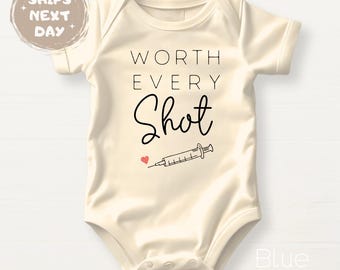 Body de bebé FIV que vale cada oportunidad, regalo para recién nacido, ropa de FIV, regalo para baby shower, anuncio de bebé, atuendo para IIU, llegada a casa.