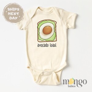 Cute Avocado Toast Baby Bodysuit Cute Avocado Baby Clothes Avocado Tshirt Toddler Sweater Cute Gift Baby Shower Gift for Newborn Outfit Food