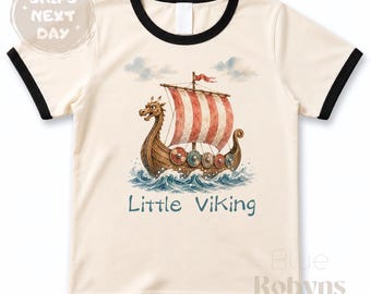 Little Viking Shirt - Cute Viking Kids Tee - Fantasy Baby bodysuit