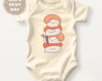 Cute Sushi Baby Bodysuit Cute Baby Shower Gift for Newborn Gifts for Baby Outfit Cute Foodie Shirt Cute Gift for Newborn Sushi Lovers Tee