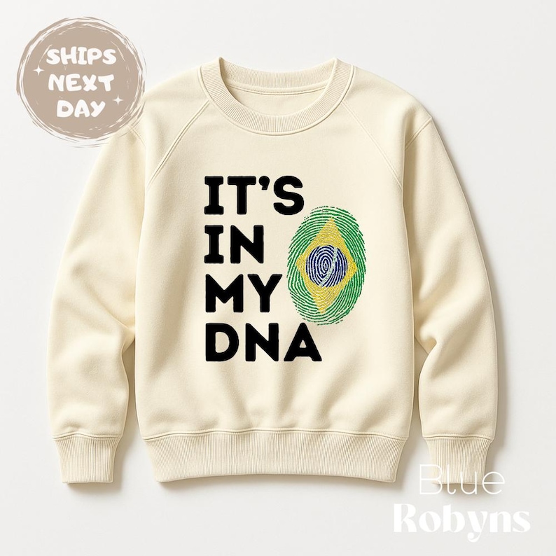 Brazilian heritage gift idea

Brazil ancestry shirt for baby

cultural pride family outfit

fingerprint flag Brazil shirt

Brazil national pride clothing

It’s in my DNA t-shirt Brazil flag

Brazilian descendant t-shirt