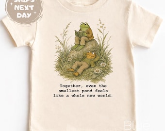 Frog and Toad Tshirt, New World Baby Bodysuit, Frog Shirt, Toad Sweatshirt, Book Lovers Shirt