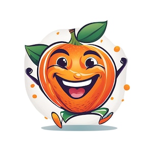 Dancing Fruit Clipart Bundle: Playful PNG Graphics for Crafts (Digital Download)