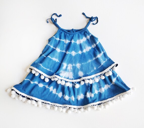Royal Blue Layered Top, Pom Poms, Bohemian, Fringe Top, Ruffle Top, Boho Baby, Bohemian Kids, Tie Dye, Tank Top, Hippie Kids, Festival Style Royal Blue Layered Top, Pom Poms, Bohemian, Fringe Top, Ruffle Top, Boho Baby, Bohemian Kids, Tie Dye, Tank Top, Hippie Kids, Festival Style