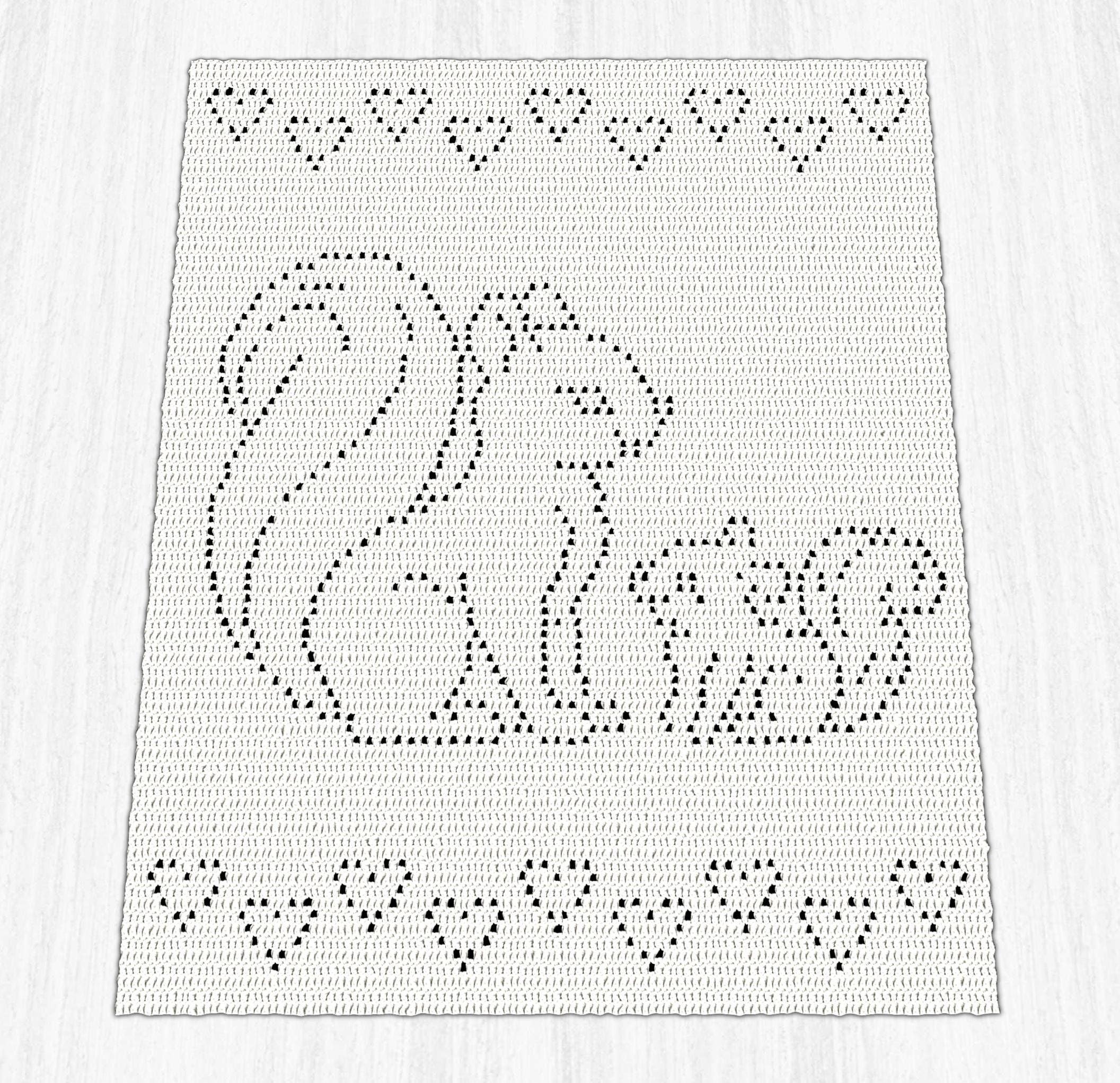 36 Squirrel Crochet Pattern: Enhance Your Skills With Adorable Designs 36 Squirrels Baby Blanket Pattern Filet Crochet