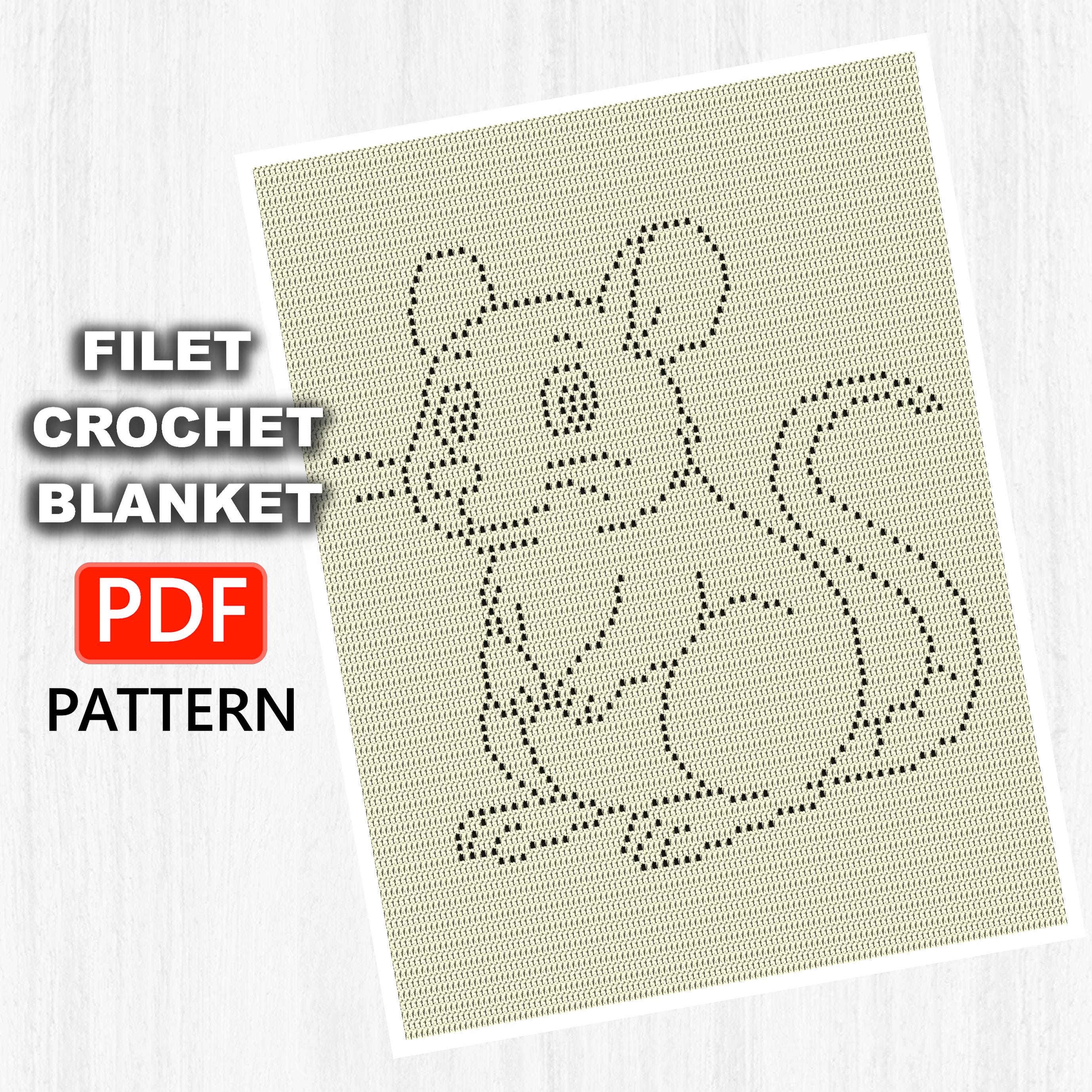 Rat Filet Pattern Rat Filet Crochet Baby Blanket Pattern PDF - Etsy