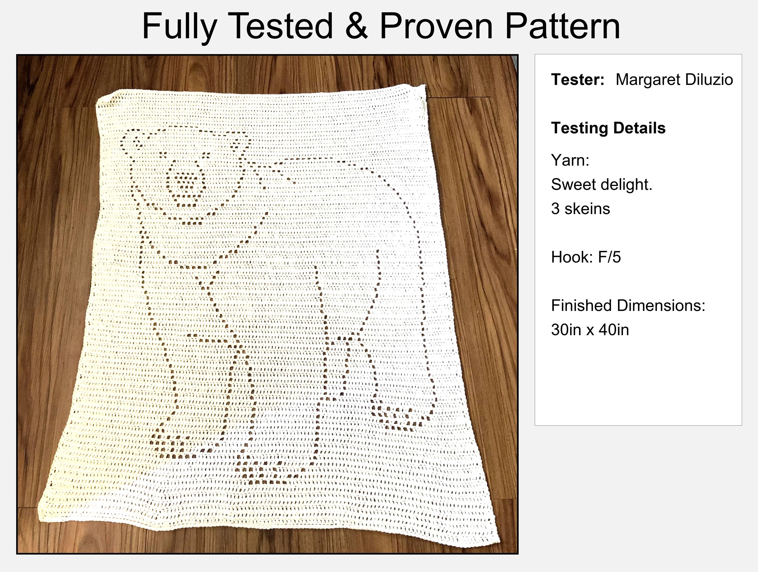 Polar Bear Filet Crochet Baby Blanket PDF Pattern - Etsy