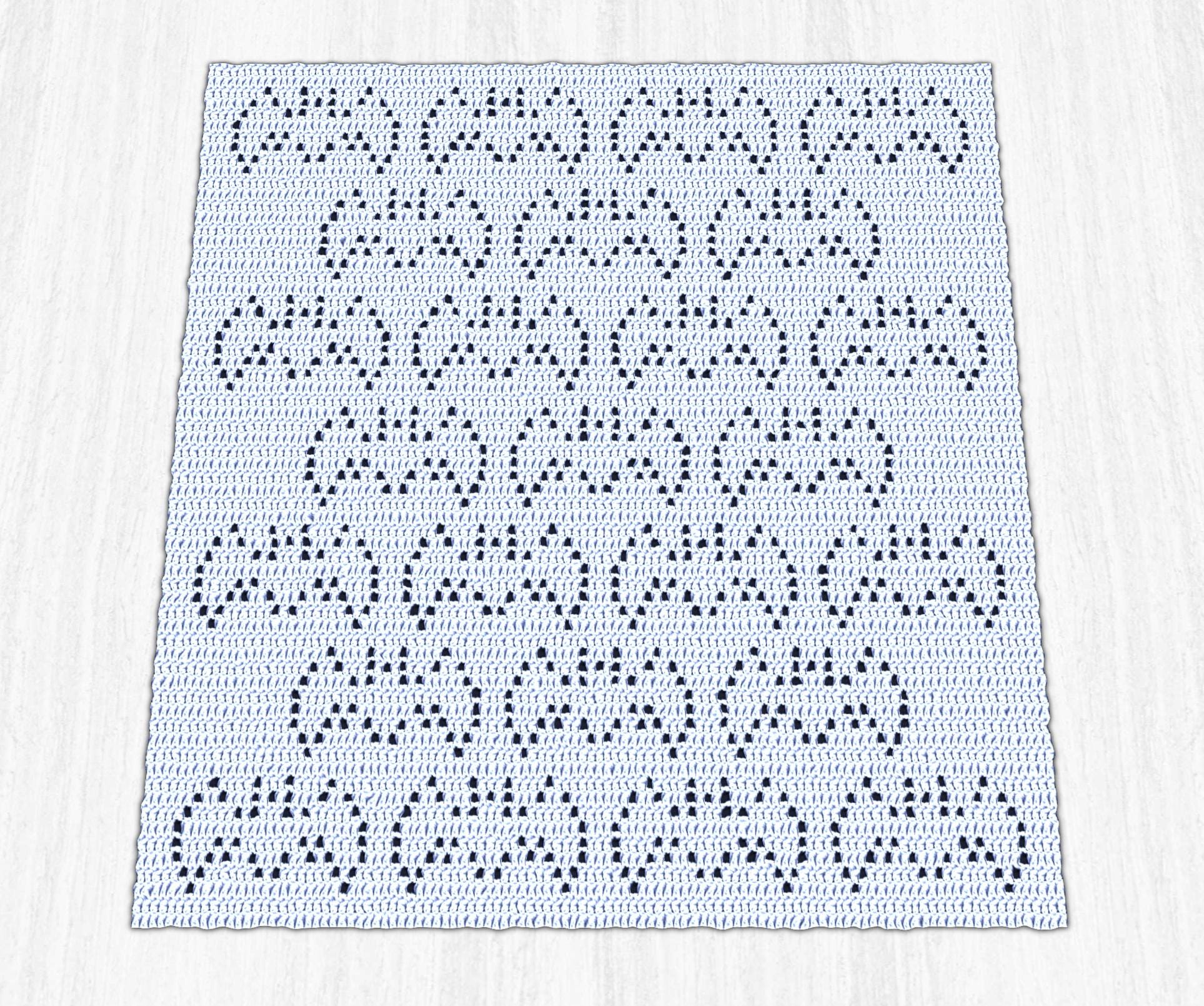 39 Bat Crochet Patterns for Halloween Decor, Gifts, and Spooky-Cute Amigurumi 24 Bats Filet Crochet Blanket Resizable