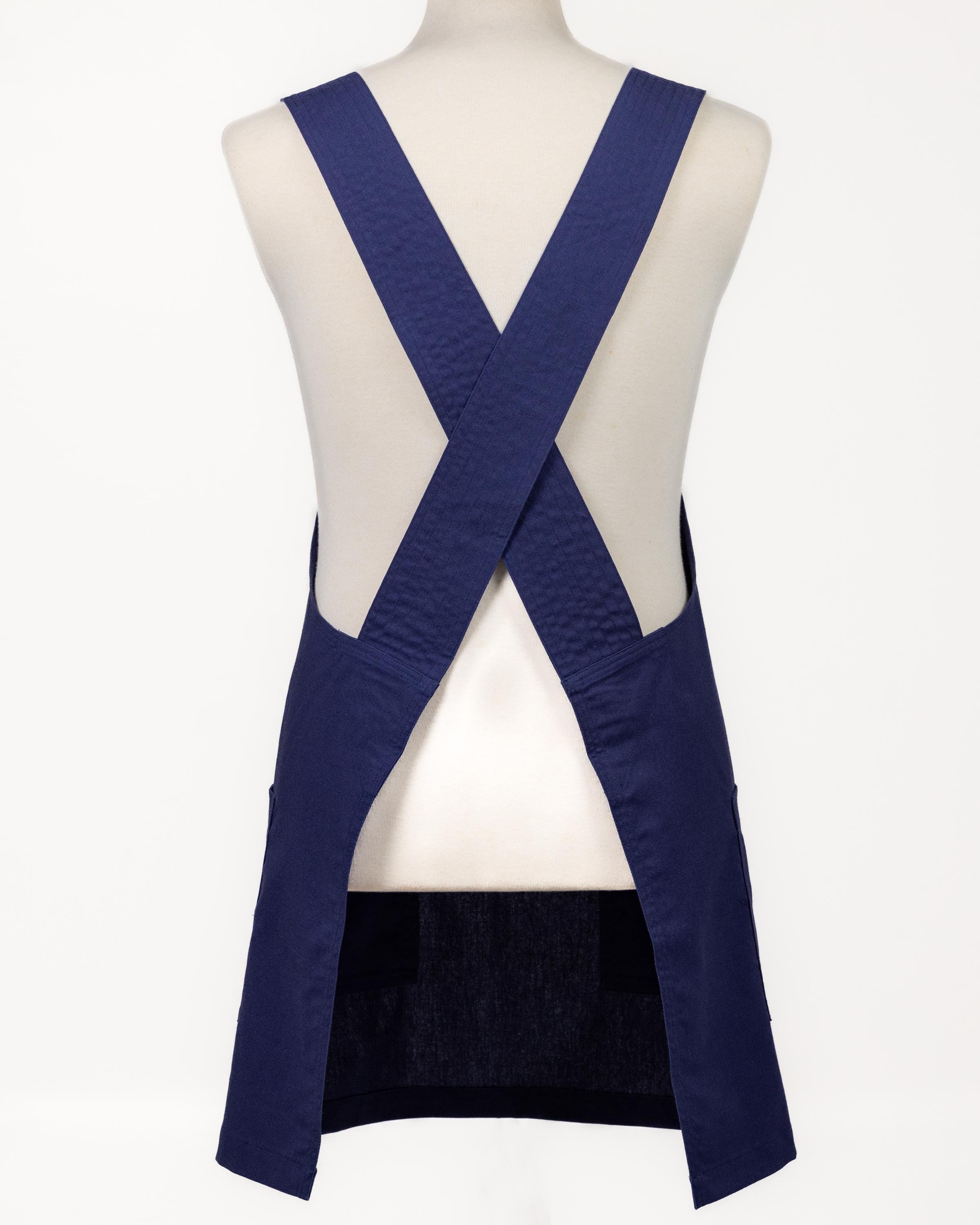 TKMK ORIGINAL LINEN APRON NAVY タキマキ 滝沢眞規子 4月24日~27日発送