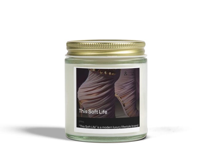 Luxury Coconut Apricot Scented Candles | Modern Home Decor