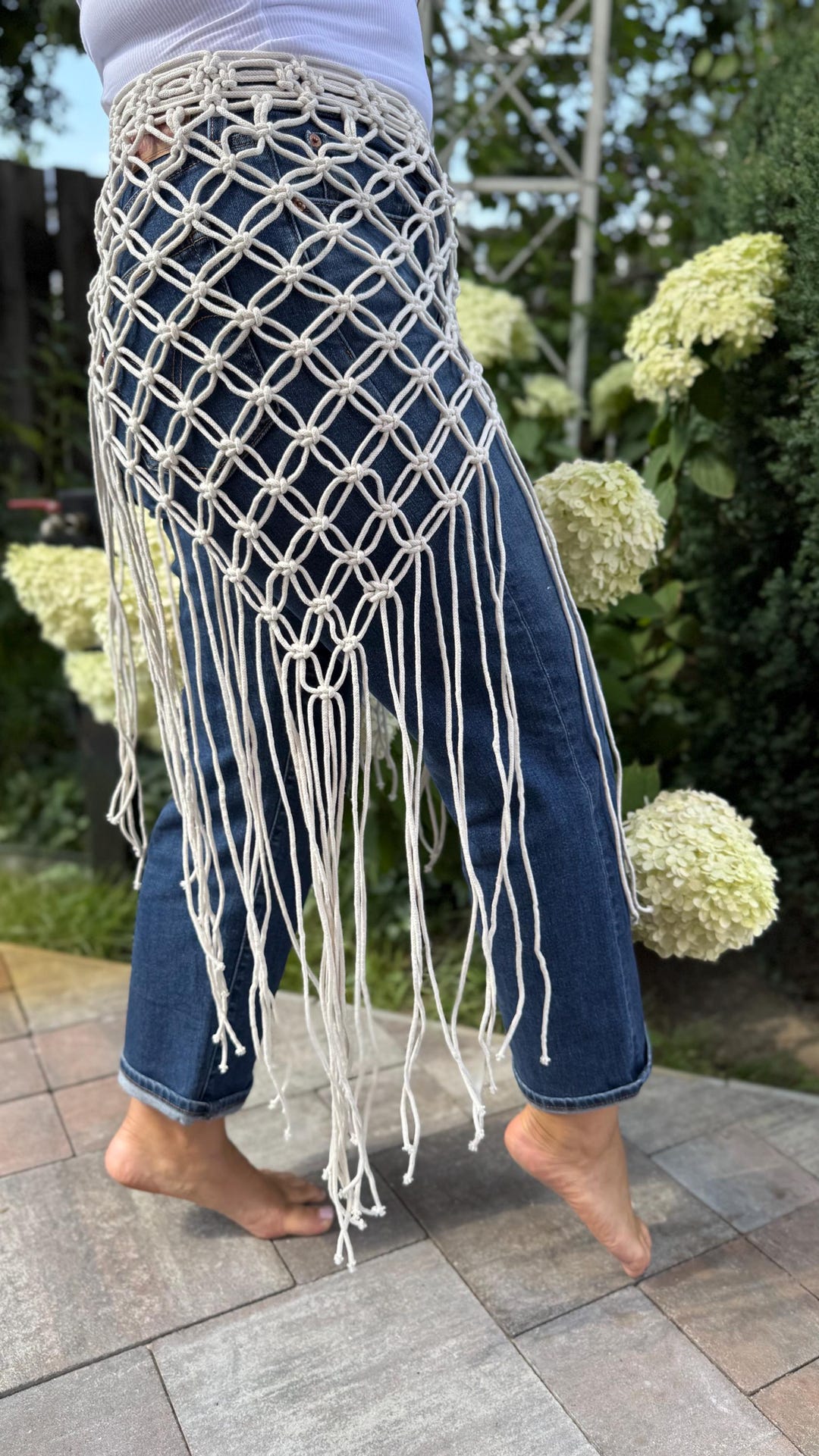 The Spiritweaver Macramé Skirt Wrap New Wrap Skirt Set✨ A market favorite this spring was this  main image 4