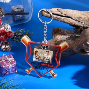 Personalisierte Baseball Rahmen Auto Kleiderbügel, Acrylbild Schlüsselanhänger, Weihnachtsschmuck, Jubiläumsgeschenke, Geburtstagsgeschenke, Weihnachtsgeschenke