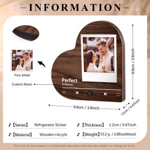 Kundenspezifisches Musik-Kühlschrank-Magnet, 18 Arten Musik-Geschenk-Magnete, lustige Magneten, Küchen-Dekor, Foto-Magnet, kundenspezifischer Magnet, Neuheit-Magnet-Geschenke, Geschenke Bild 9