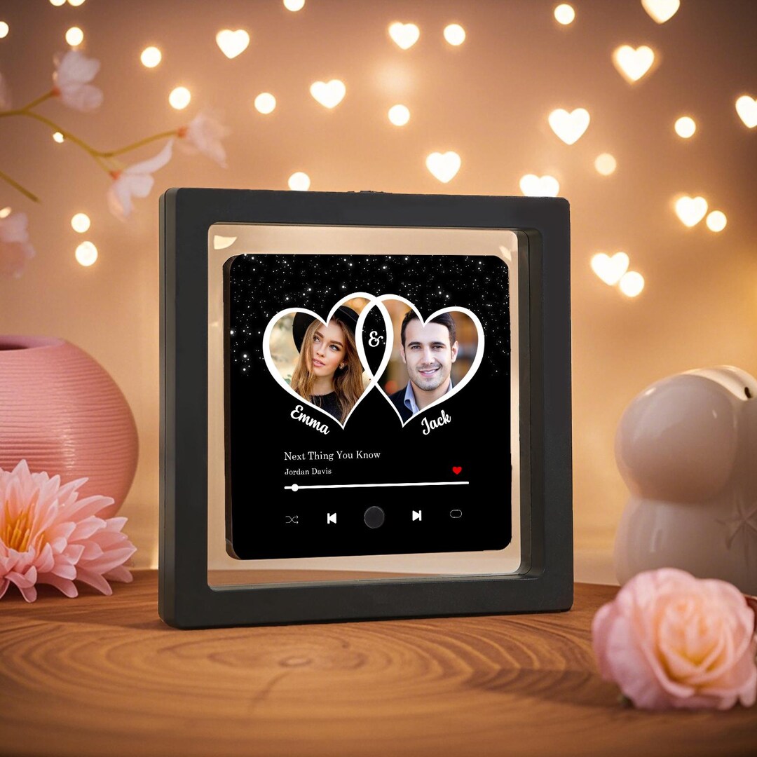 Framed Personalized Family Photo Music Speaker Fridge