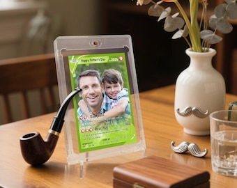 Father's Day Pokemon,Custom Dad Gift,New Grandpa Gift,Personalized Gifts,Dad Poke Card,Gift for Him,Custom Pokemone Card,Gamer Husband Gift