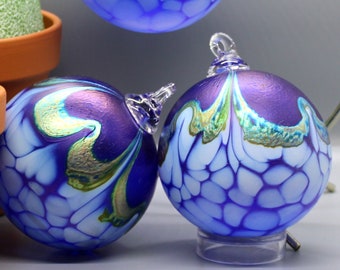 Artisan Ornaments | Blown Glass Orbs | Handmade in the USA |The Furnace a glassworks | Corey Silverman