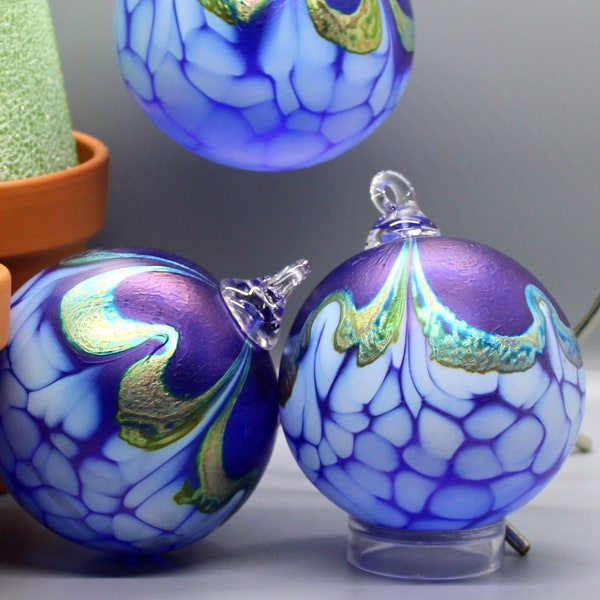 Artisan Ornaments | Blown Glass Orbs | Handmade in the USA |The Furnace a glassworks | Corey Silverman