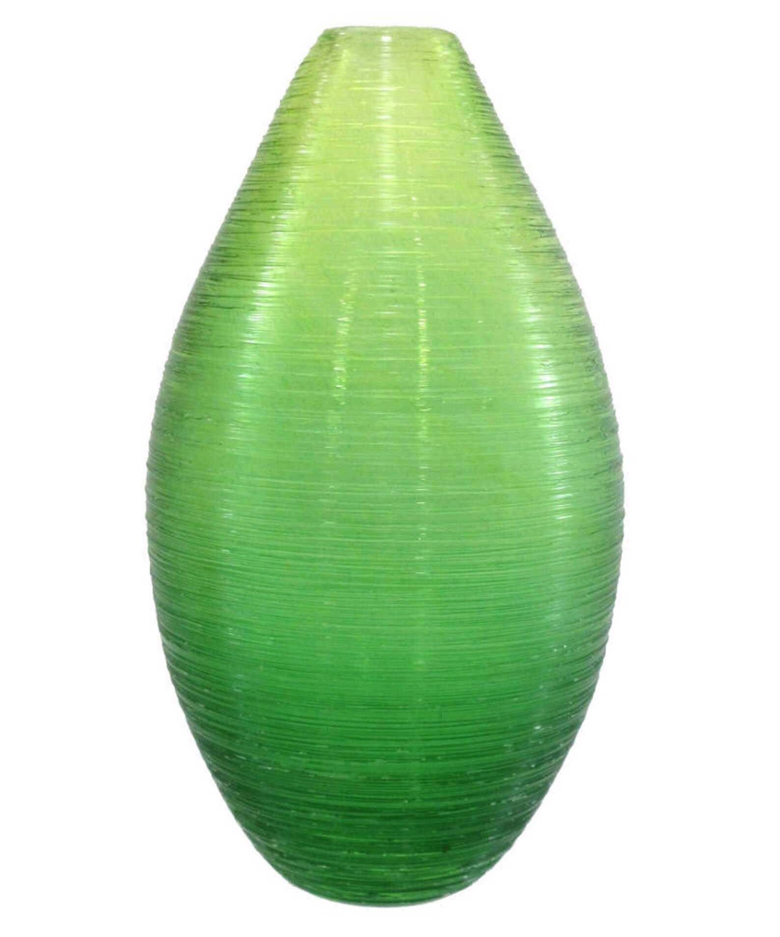 Shimmer Vases in Ombre Greens blown Glass Vase Handmade in Etsy