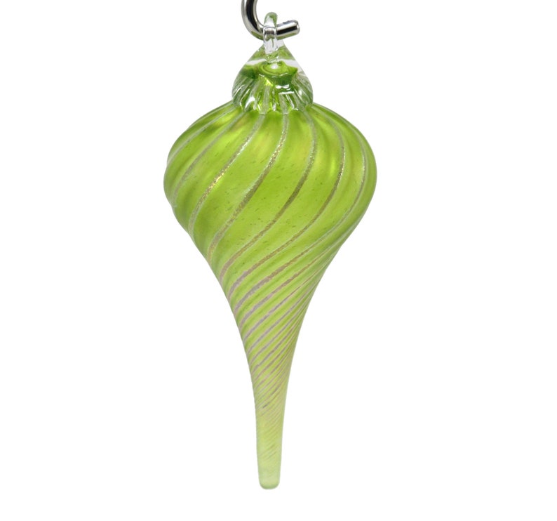 Drop Ornaments Blown Glass Ornaments Holiday Decor Etsy