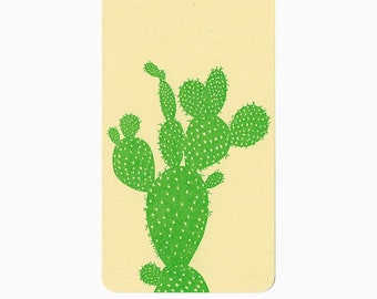 prickly pear letterpress jotter notepad