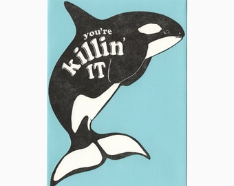 Killer Whale-je killin' het Gift Card