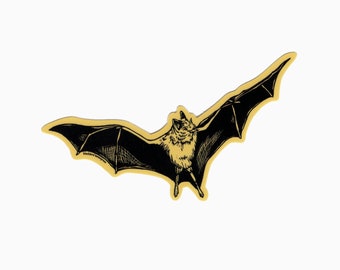 brown bat sticker