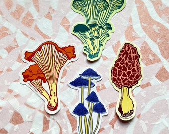 mushroom sticker set