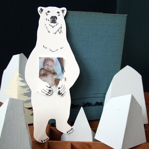 Polar bear letterpress gift card image 3