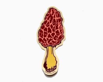 morel mushroom sticker