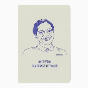 Rosa Parks letterpress notebook
