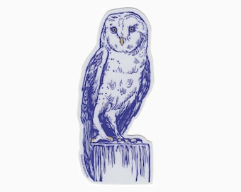 barn owl sticker