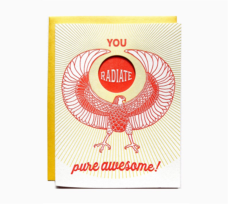 you radiate pure awesome card image 1