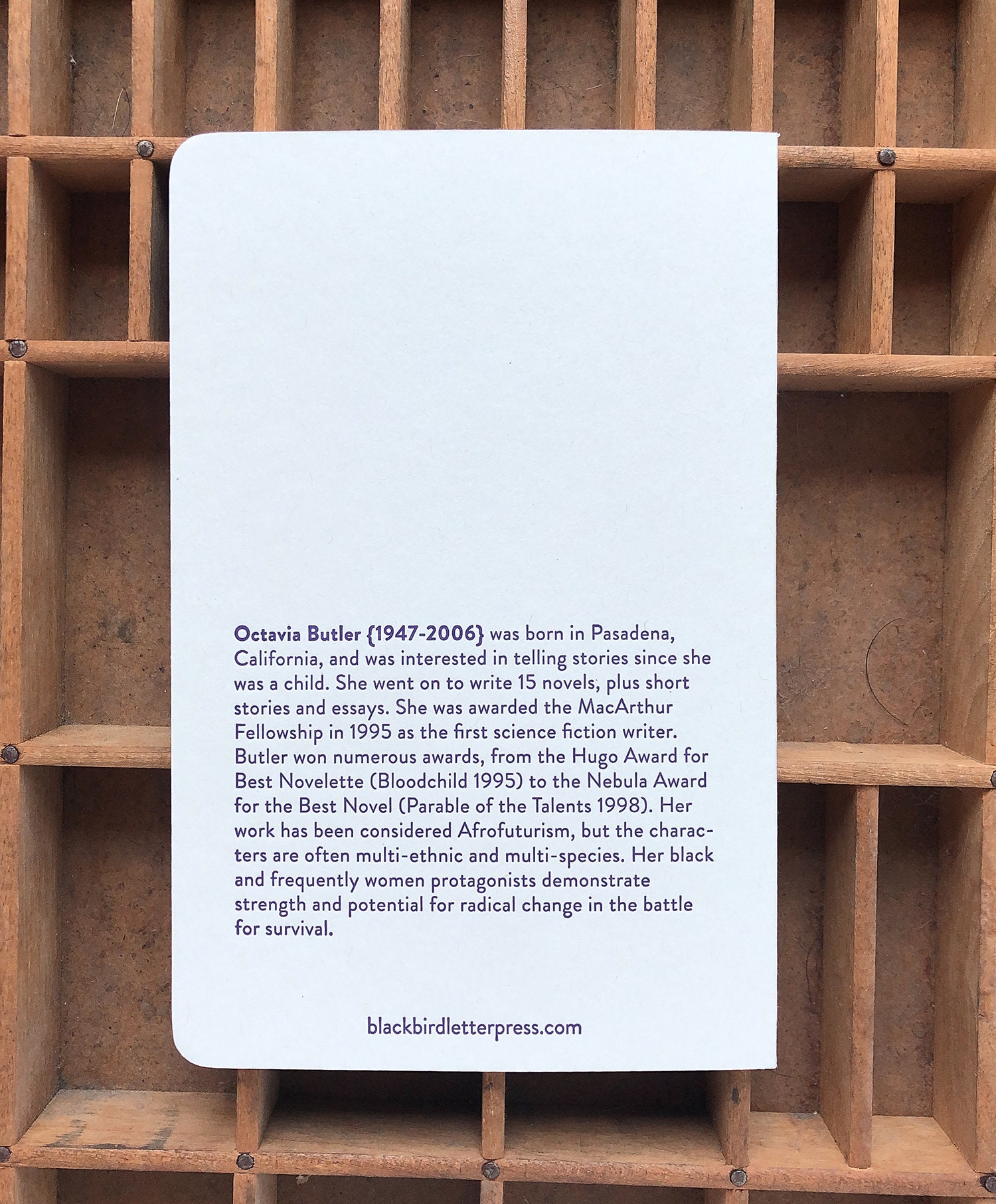 Octavia Butler Notebook - Etsy