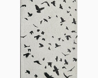 murder of crows large notebook