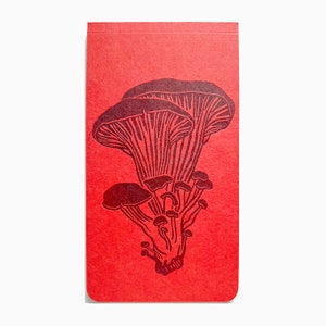 oyster mushroom letterpress jotter