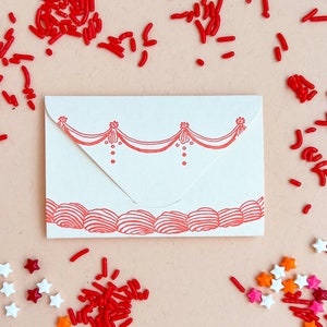 Mini carte pliable pour gâteau