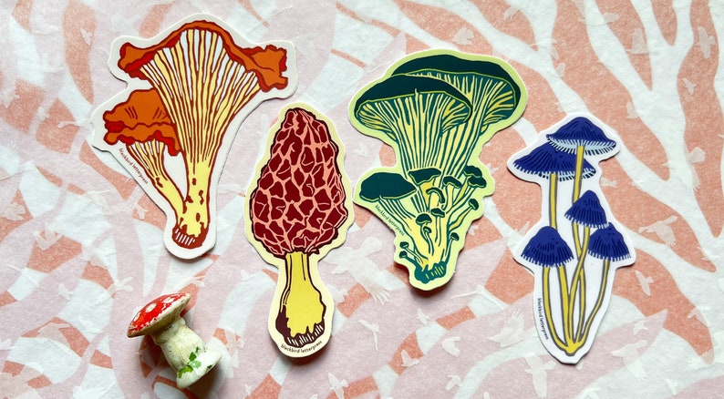 mushroom sticker set image 2