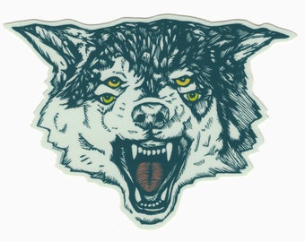 wold head sticker