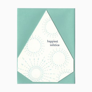cartolina tipografica del solstizio più felice
