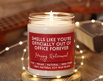 Retirement candle gift,Funny retirement candle,gift for retiree,not my problem anymore candle,Happy Retirement Gift Idea For Retiree Friend
