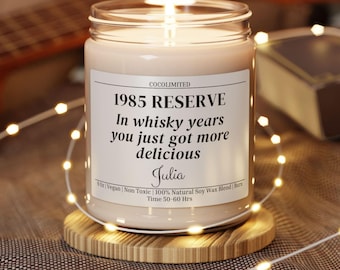 40th birthday gift,Custom 40th birthday Candle,Funny Birthday Presents for Him or Her,Milestone Birthday 40th Best Friend birthday gift