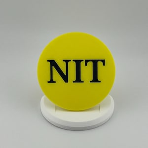 2インチ NIT ボタン ファイル (ポーカー ゲーム、テキサス ホールデム専用、.stl ファイルのみ)
