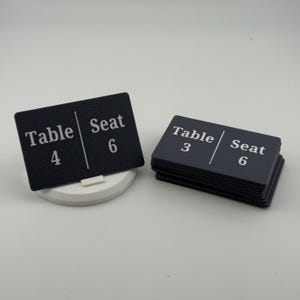 座席指定カード - カジノテーブル用カスタムポーカー席札