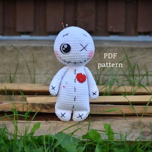 Voodoo doll crochet pattern, voodoo amigurumi, voodoo crochet, voodoo amigurumi pattern