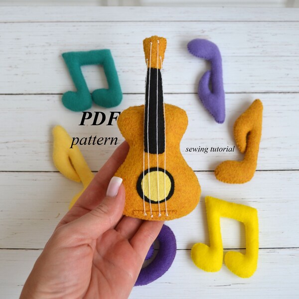 Felt Music Note - Etsy